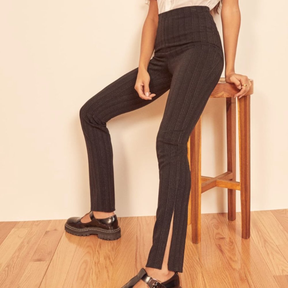 Reformation Largo Pant Black